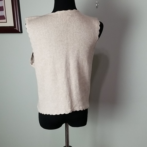 🎁 Vintage crewl embroidery sleeveless vest - Picture 2 of 6